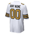 Ndoa Custom NO.Saints White Alternate Game Stitched Jerseys