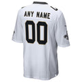 Ndoa Custom NO.Saints White Home Game Stitched Jerseys