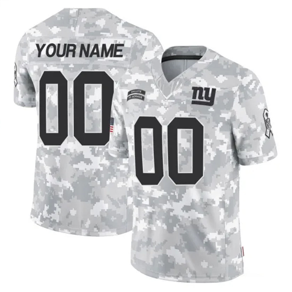 Ndoa Custom NY.Giants Arctic Camo Salute To Service Limited Game Any Name & Numbers Stitched Jerseys