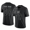 Ndoa Custom NY.Giants Black Limited Reflective Home Game Any Name & Numbers Stitched Jerseys