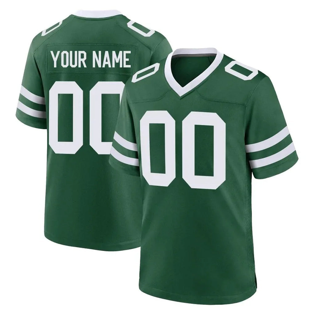 Ndoa Custom NY.Jets Green Legacy Home Game Any Name & Numbers Stitched Jerseys