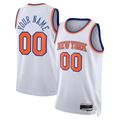 Ndoa Custom NY.Knicks White Swingman Jerseys - Association Edition