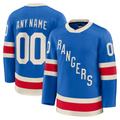 Ndoa Custom NY.Rangers Blue Centennial Premium Jerseys