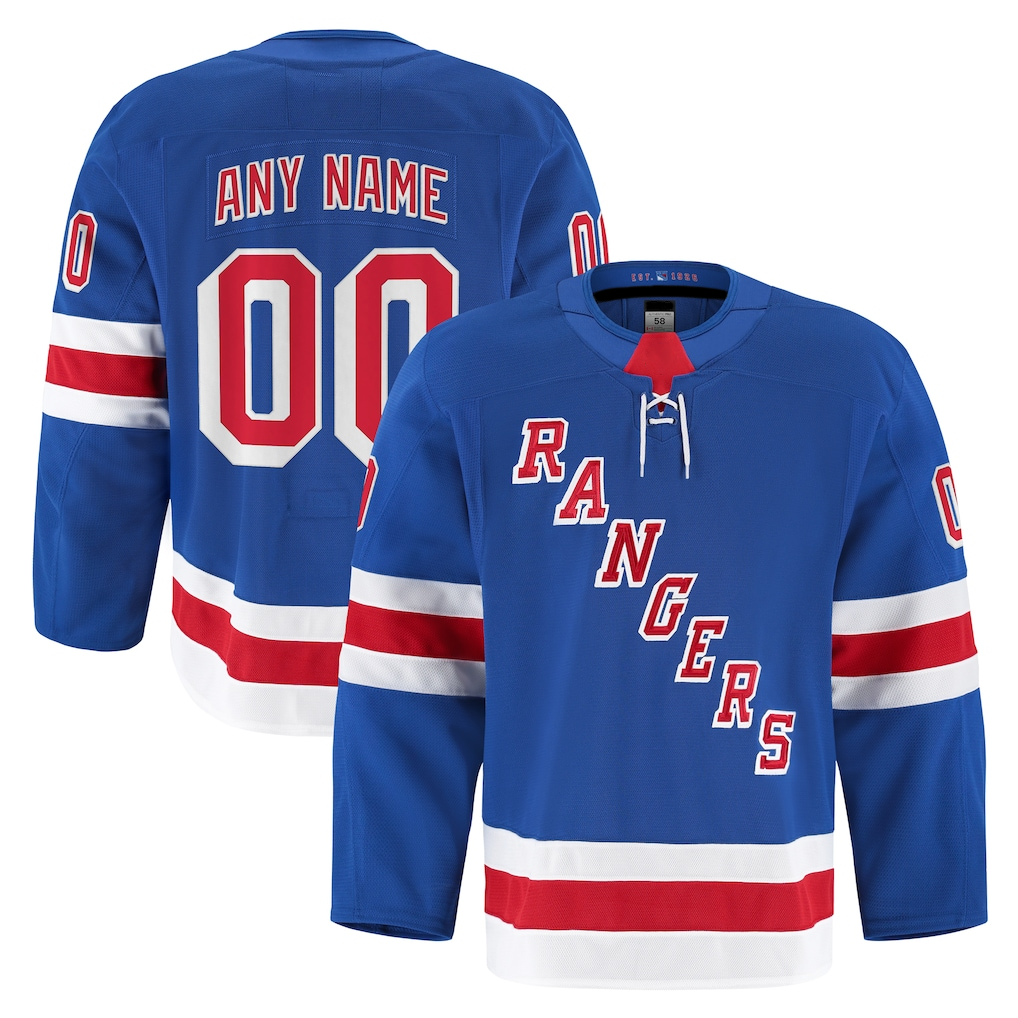 Ndoa Custom NY.Rangers Royal Home Authentic Pro Jerseys