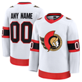 Ndoa Custom O.Senators White Away Premium Jerseys