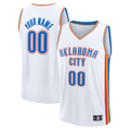 Ndoa Custom OC.Thunder White Fast Break Stitched Jerseys- Association Edition