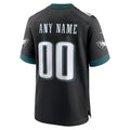 Ndoa Custom P.Eagles Black Stitched Alternate Game Stitched Jerseys
