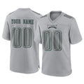 Ndoa Custom P.Eagles Gray Atmosphere Fashion Home Game Any Name & Numbers Stitched Jerseys