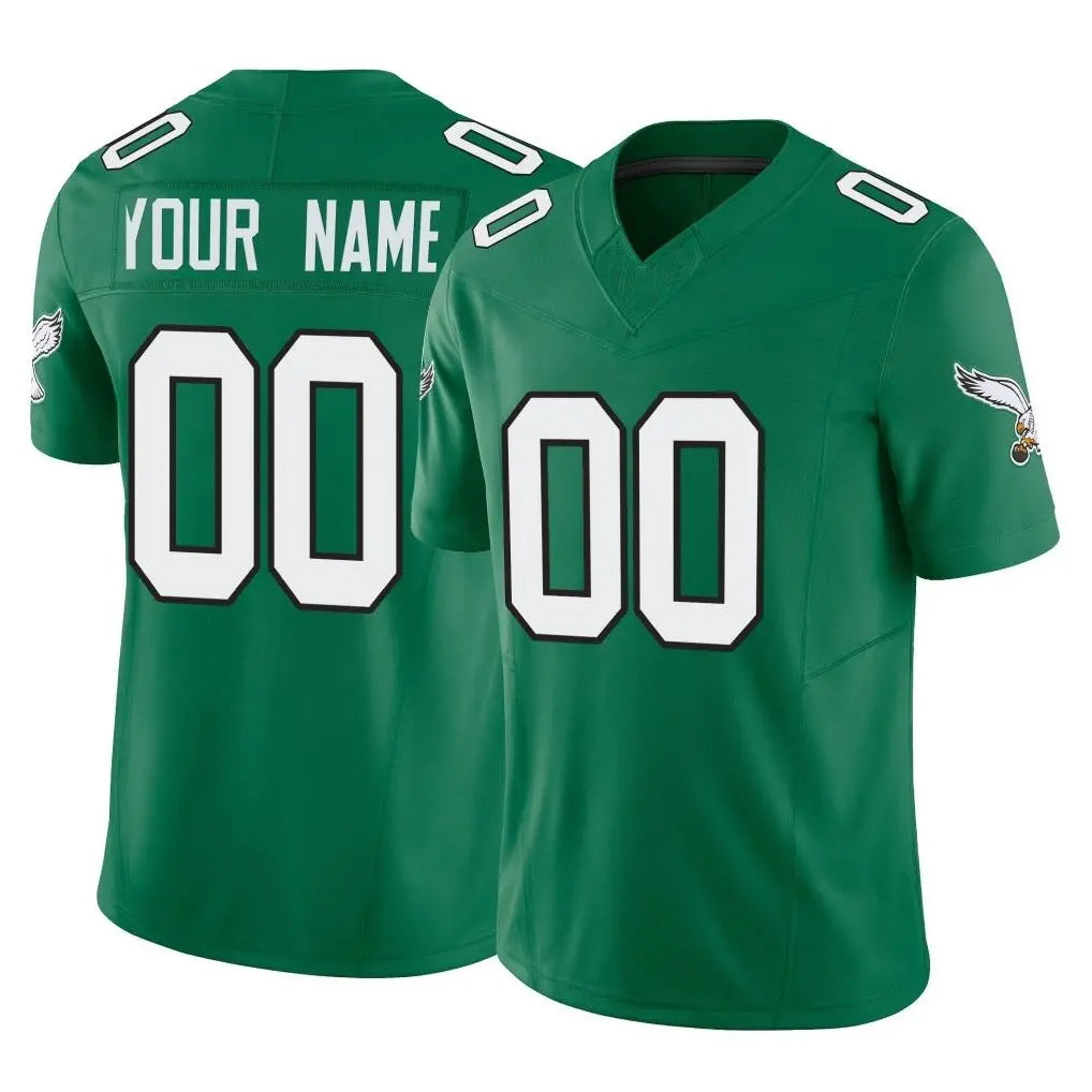Ndoa Custom P.Eagles Green Kelly Alternate Vapor F.U.S.E. Home Game Any Name & Numbers Stitched Jerseys