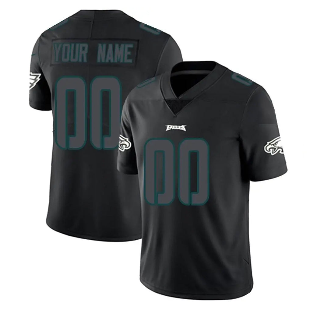 Ndoa Custom P.Eagles Limited Black Impact Home Game Any Name & Numbers Stitched Jerseys