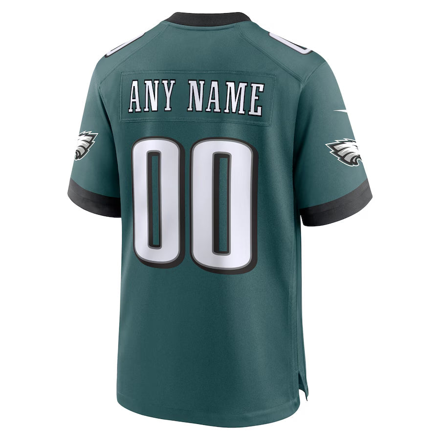 Ndoa Custom P.Eagles Midnight Green Stitched Home Game Stitched Jerseys