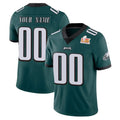 Ndoa Custom P.Eagles Team Color Green Vapor Untouchable Super Bowl LIX Home Game Any Name & Numbers Stitched Jerseys