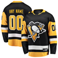 Ndoa Custom P.Penguins Black Home Breakaway Jerseys