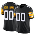 Ndoa Custom P.Steelers Black Limited Alternate Vapor F.U.S.E. Home Game Any Name & Numbers Stitched Jerseys