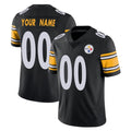 Ndoa Custom P.Steelers Black Limited Vapor Untouchable Home Game Any Name & Numbers Stitched Jerseys