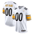 Ndoa Custom P.Steelers White Home Game Stitched Jerseys