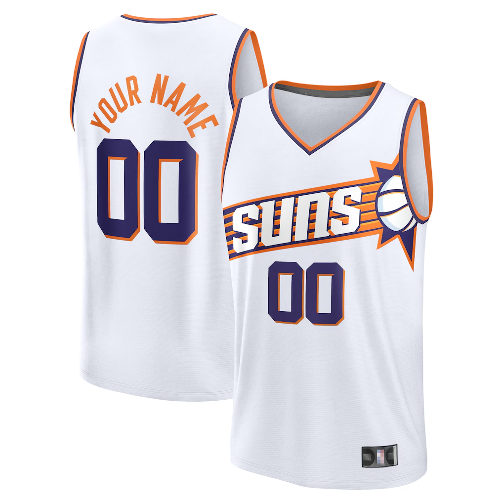 Ndoa Custom P.Sunss Fanatics White Fast Break Jerseys - Association Edition