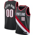 Ndoa Custom PT.Blazers Black 2020-2021 Swingman Jerseys - Icon Edition