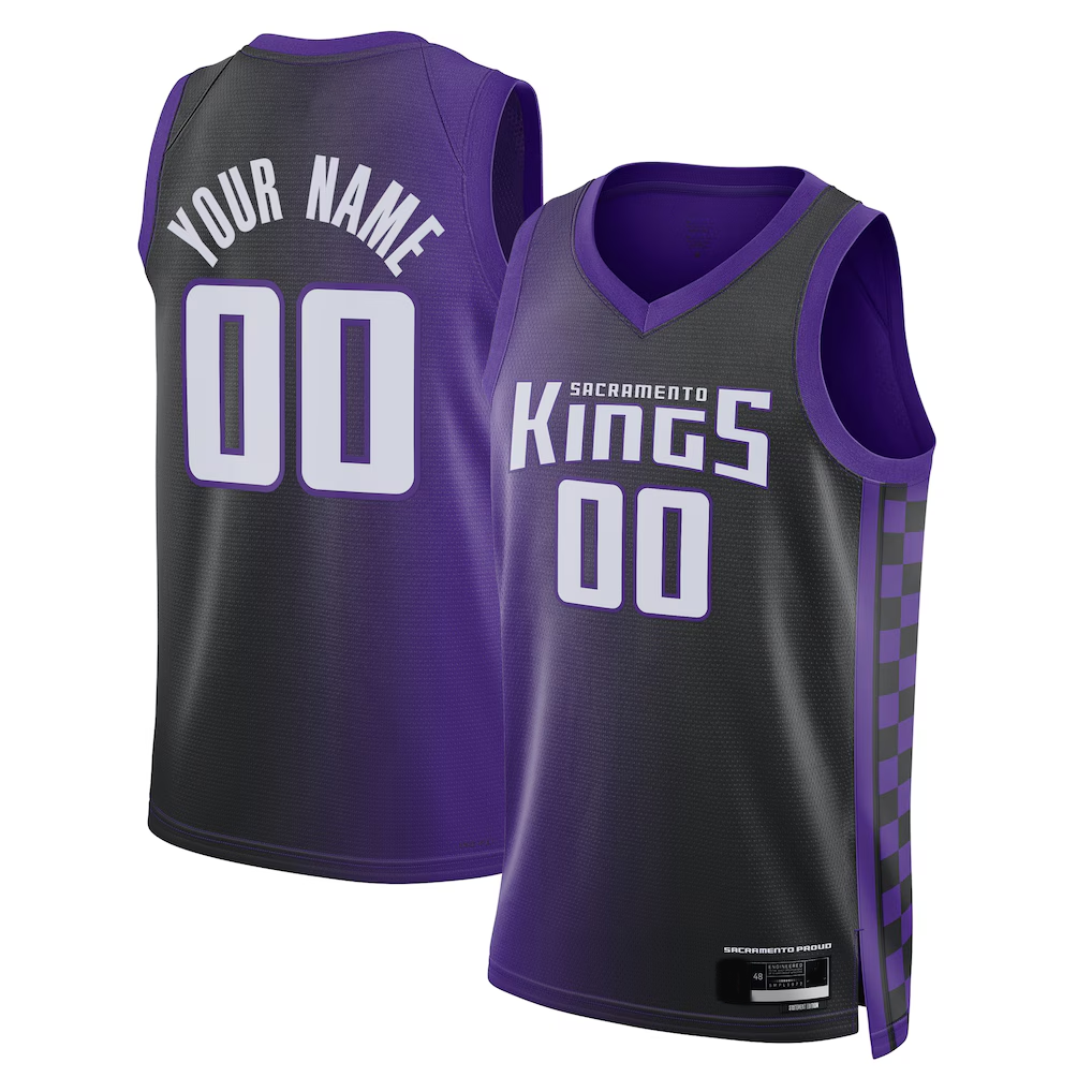 Ndoa Custom S.Kings Purple Swingman Jerseys - Statement Edition