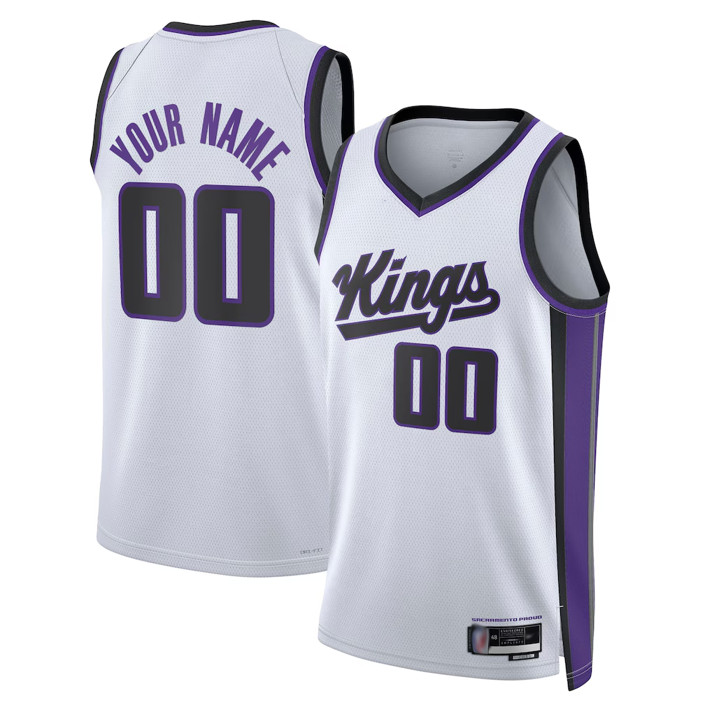 Ndoa Custom S.Kings White Swingman Jerseys - Association Edition