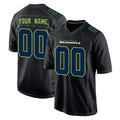 Ndoa Custom S.Seahawks Black Limited Fashion Home Game Any Name & Numbers Stitched Jerseys