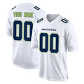 Ndoa Custom S.Seahawks White Tundra Fashion Home Game Any Name & Numbers Stitched Jerseys