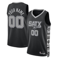Ndoa Custom SA.Spurs Black 2022-2023 Swingman Jerseys - Statement Edition