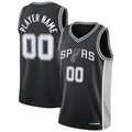 Ndoa Custom SA.Spurs Black Swingman Jerseys - Icon Edition