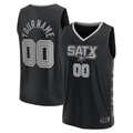 Ndoa Custom SA.Spurs Fanatics Black Fast Break Replica Jerseys - Statement Edition
