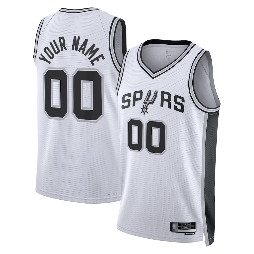 Ndoa Custom SA.Spurs White Swingman Jerseys - Association Edition