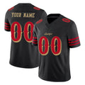 Ndoa Custom SF.49ers Black Limited Rivalries Collection Home Game Any Name & Numbers Stitched Jerseys