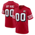 Ndoa Custom SF.49ers Red Limited Alternate 80th Vapor Home Game Any Name & Numbers Stitched Jerseys