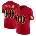 Ndoa Custom SF.49ers Red Rivalries Vapor Limited Home Game Any Name & Numbers Stitched Jerseys