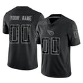 Ndoa Custom T.Titans Black Limited Reflective Home Game Any Name & Numbers Stitched Jerseys