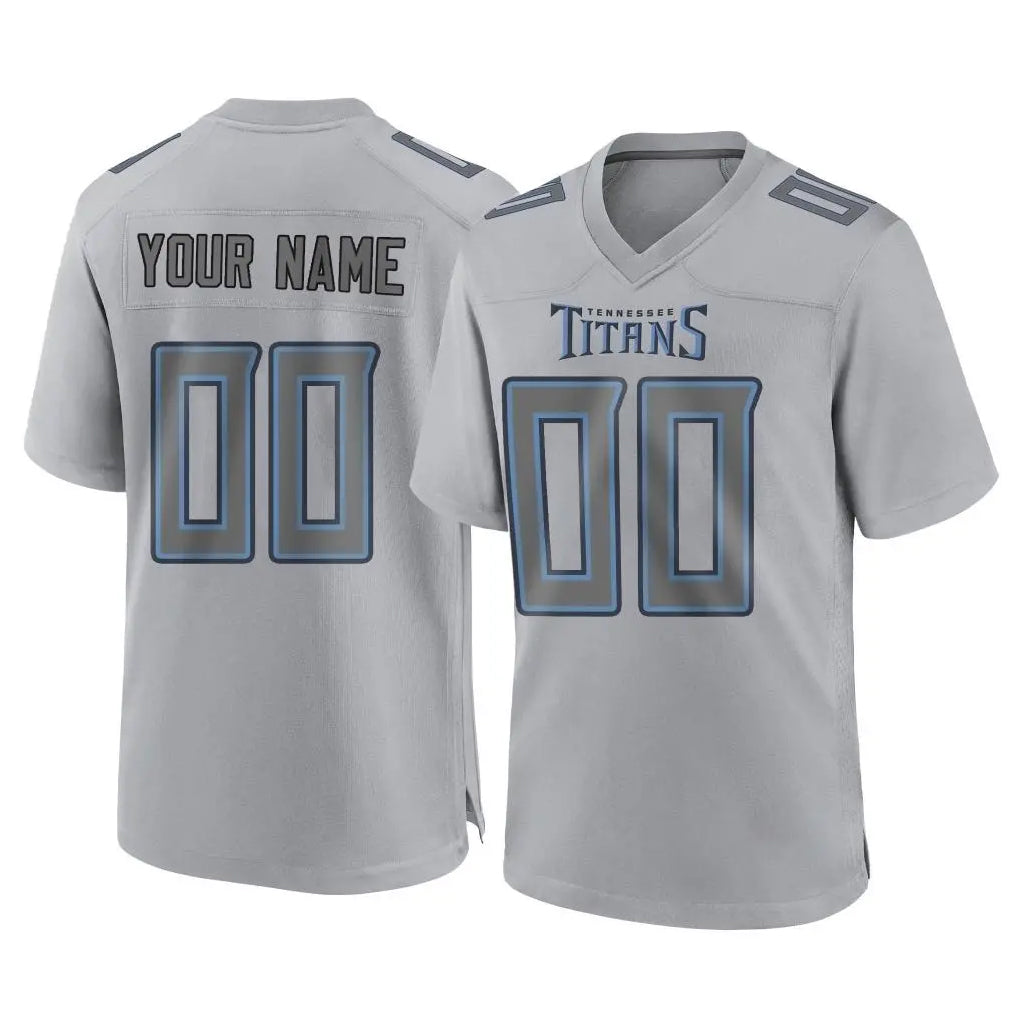 Ndoa Custom T.Titans Gray Atmosphere Fashion Home Game Any Name & Numbers Stitched Jerseys