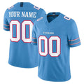 Ndoa Custom T.Titans Light Blue Team Vapor F.U.S.E. Limited Home Game Any Name & Numbers Stitched Jerseys