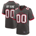 Ndoa Custom TB.Buccaneers Pewter Home Game Stitched Jerseys