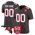 Ndoa Custom TB.Buccaneers Pewter Limited 2026 Season Vapor F.U.S.E. Home Game Any Name & Numbers Stitched Jerseys