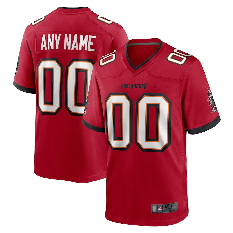 Ndoa Custom TB.Buccaneers Red Replica Game Stitched Jerseys