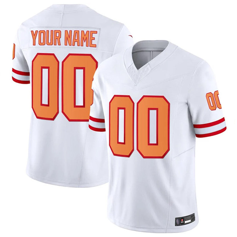 Ndoa Custom TB.Buccaneers White Vapor F.U.S.E. Limited Stitched Jerseys