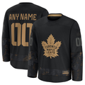 Ndoa Custom T.Maple Leafs Black 2024 Military Appreciation Practice Jerseys