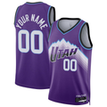 Ndoa Custom U.Jazz Purple Swingman Jerseys - Icon Edition
