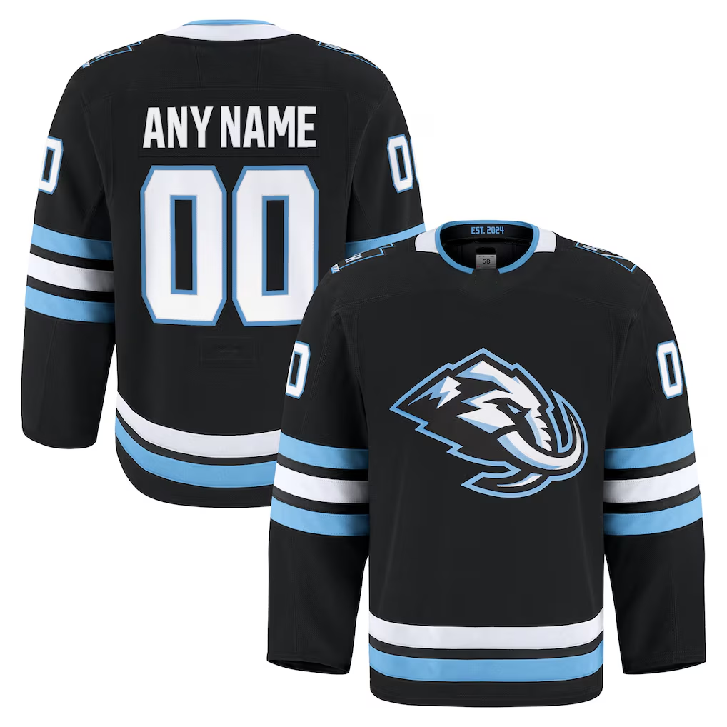 Ndoa Custom U.Mammoth Black Home Authentic Pro Jerseys