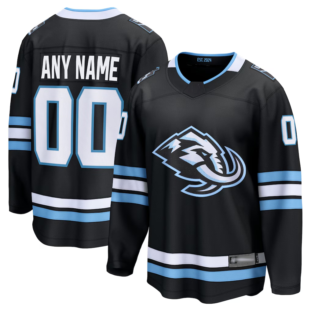 Ndoa Custom U.Mammoth Black Home Breakaway Jerseys