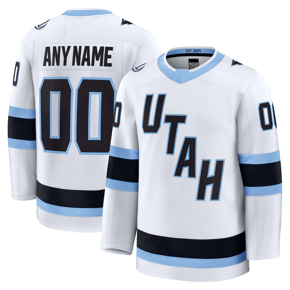 Ndoa Custom U.Mammoth White Away Premium Jerseys