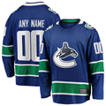 Ndoa Custom V.Canucks Blue Home Team Breakaway Jerseys
