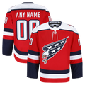 Ndoa Custom W.Capitals Red Alternate Authentic Pro Jerseys