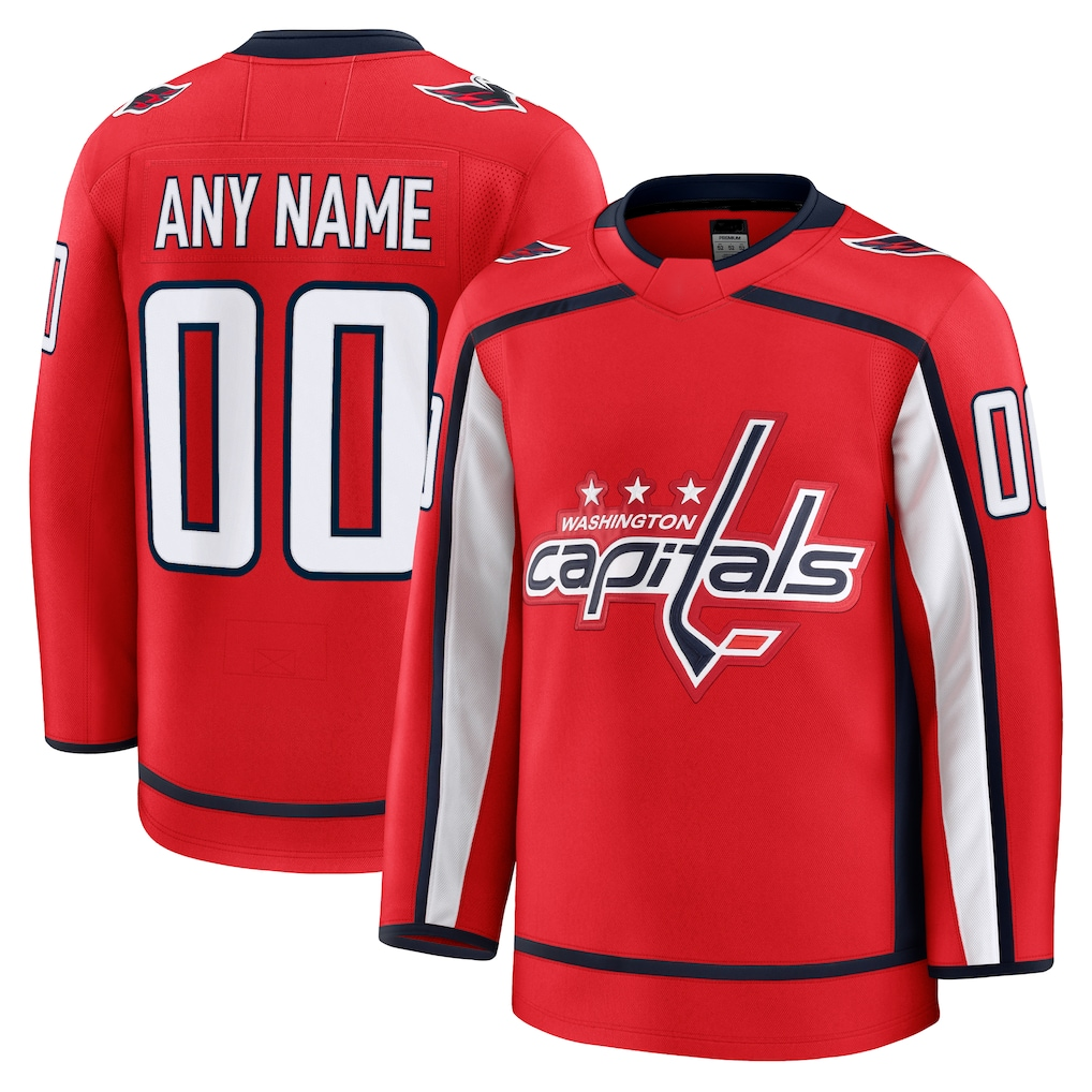 Ndoa Custom W.Capitals Red Home Premium Jerseys
