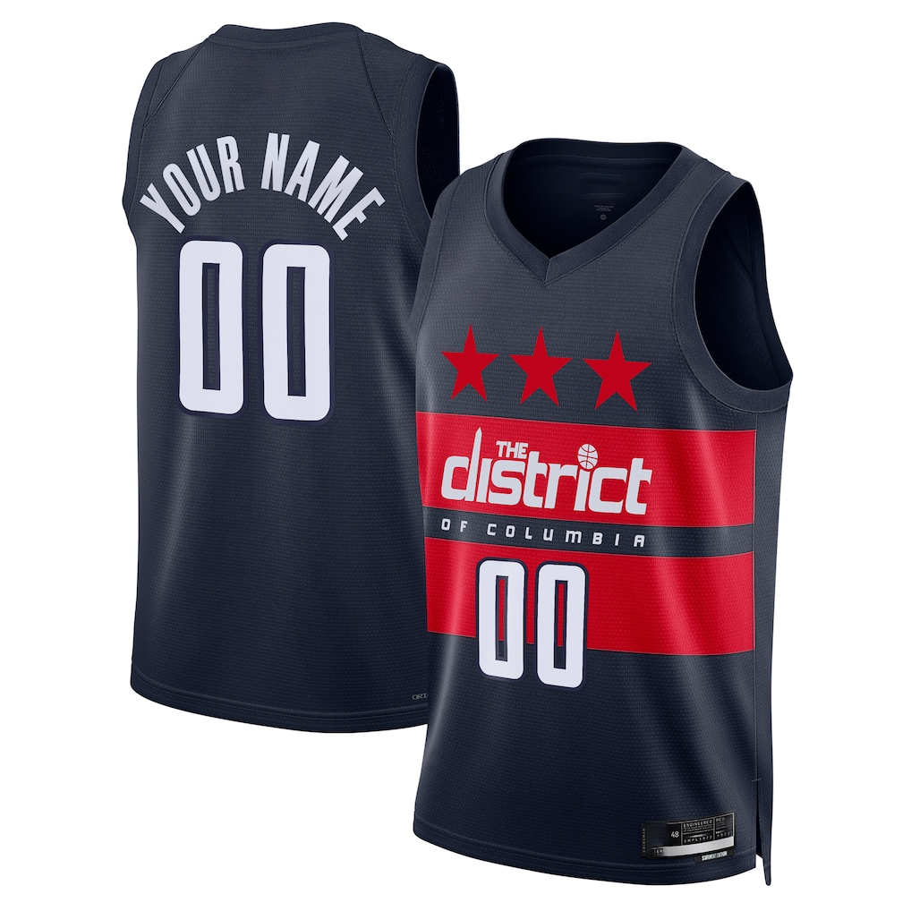 Ndoa Custom W.Wizards Navy 2024-25 Swingman Jerseys - Statement Edition