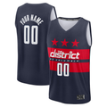 Ndoa Custom W.Wizards Navy Fast Break Jerseys - Statement Edition
